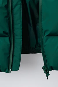 WATER REPELLENT LABEL PUFFER COAT