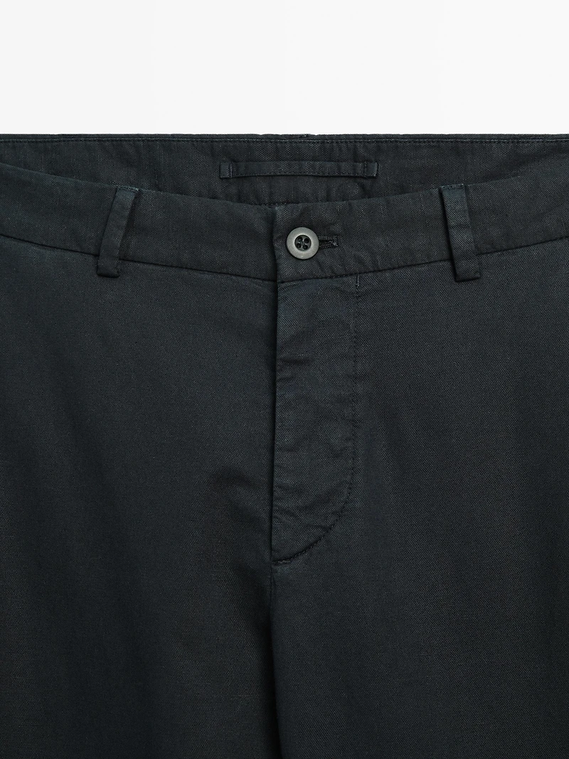 Slim fit trousers