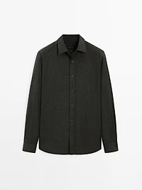 100% cotton houndstooth shirt