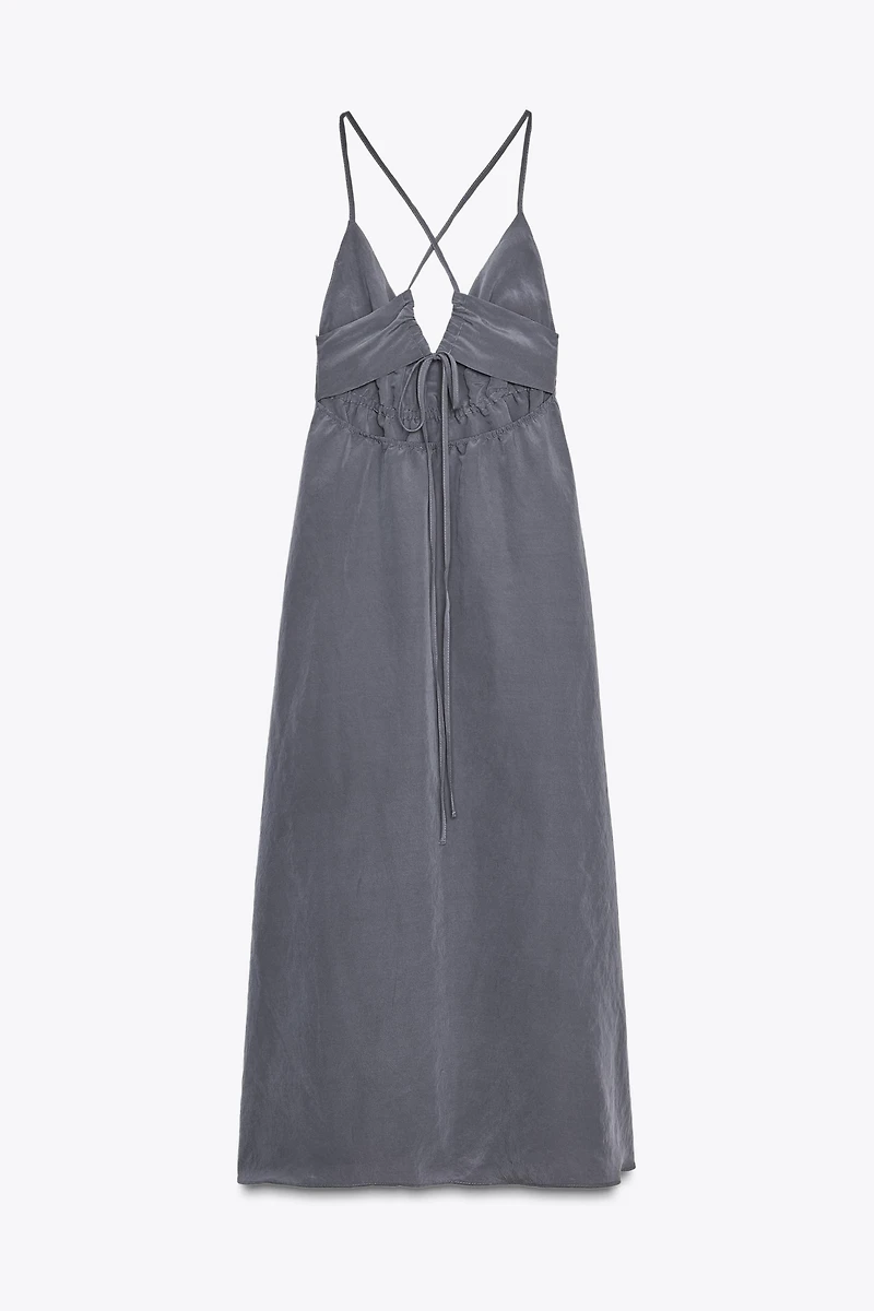 FLOWY MIDI DRESS
