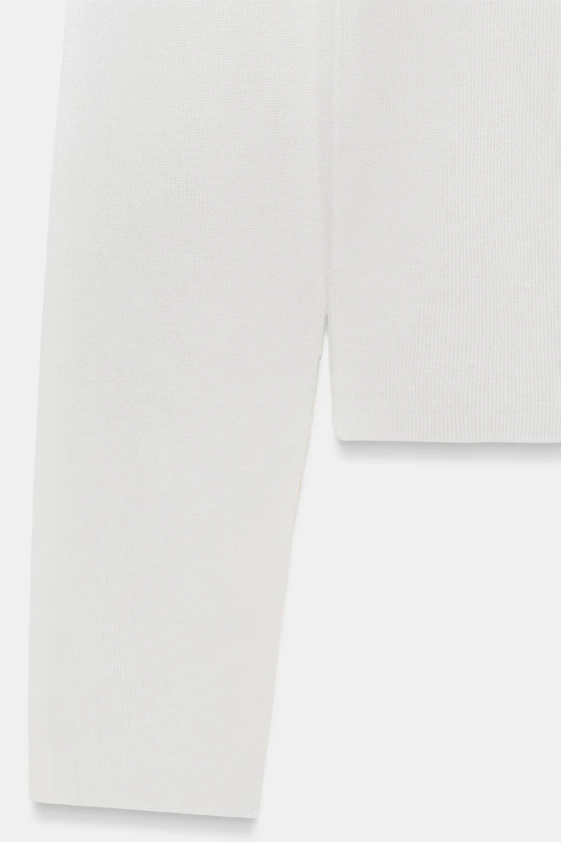 TOP EN MAILLE SEMI-TRANSPARENT