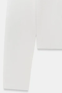 TOP EN MAILLE SEMI-TRANSPARENT