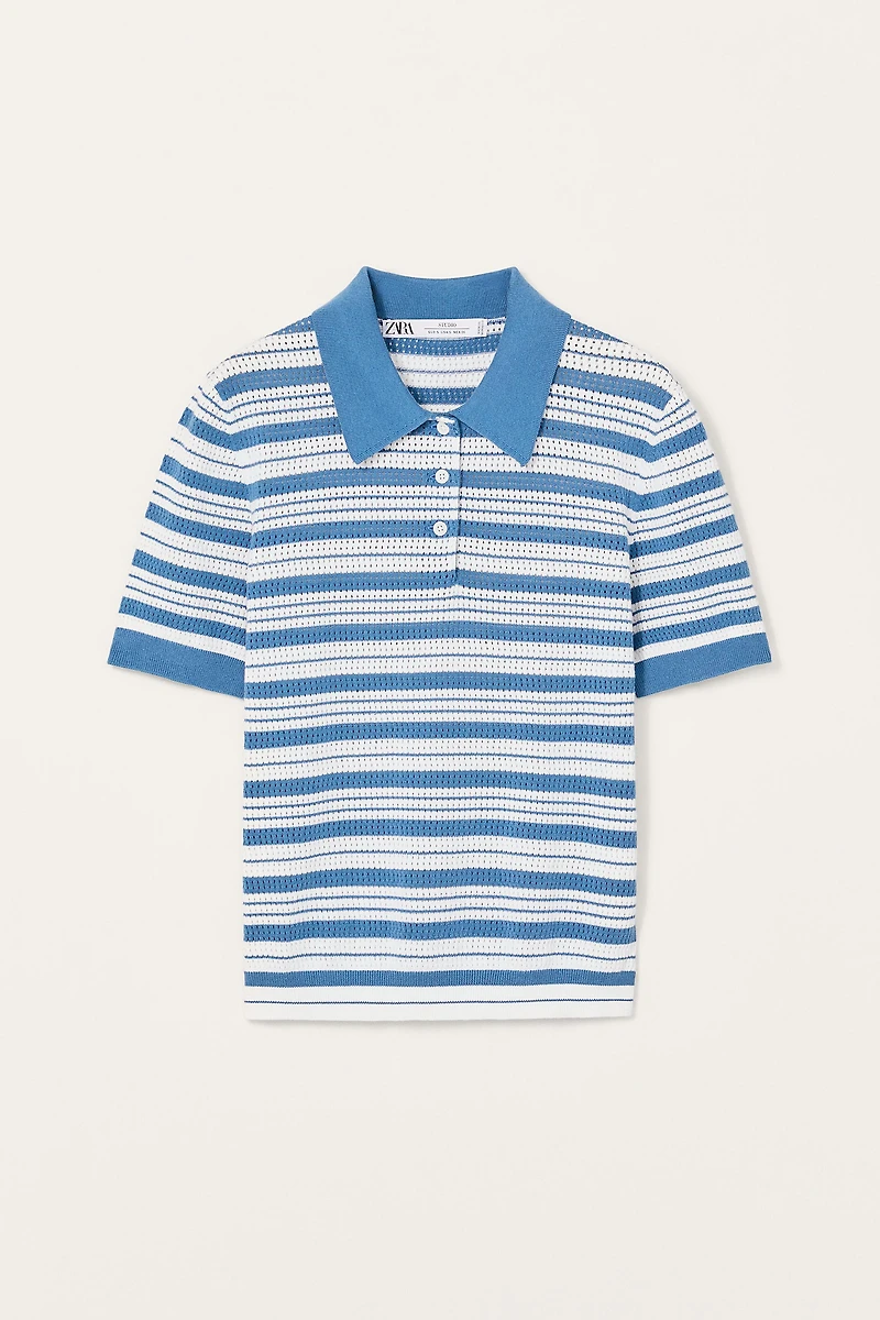 LIMITED EDITION STRIPED KNIT SWEATER