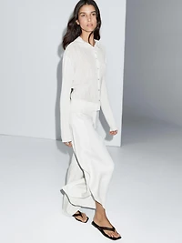 Split-hem trousers