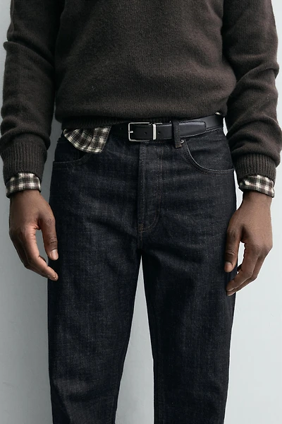 CEINTURE RÉVERSIBLE EN CUIR