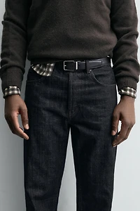 CEINTURE RÉVERSIBLE EN CUIR