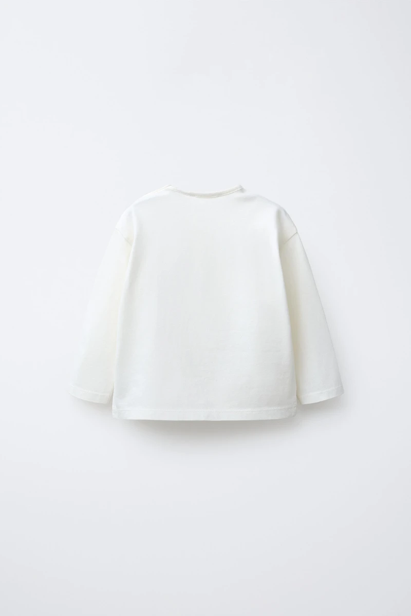 FLOCKED REINDEER T-SHIRT