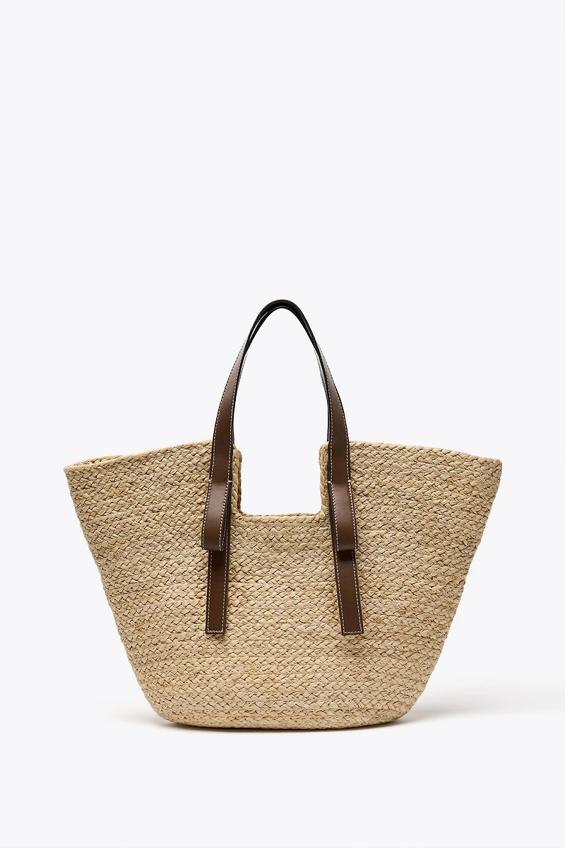 WOVEN SHOPPER BAG