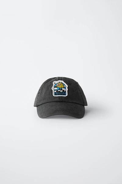WASHED EFFECT PATCH CAP
