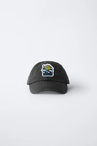 WASHED EFFECT PATCH CAP
