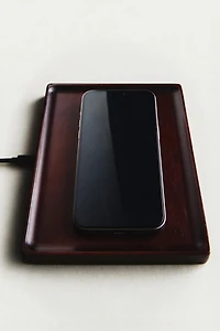 PLATEAU EN BOIS CHARGEUR MOBILE