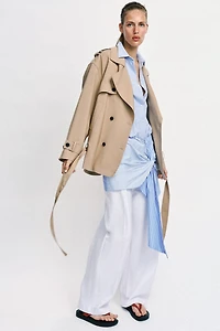 BELTED TRENCH JACKET