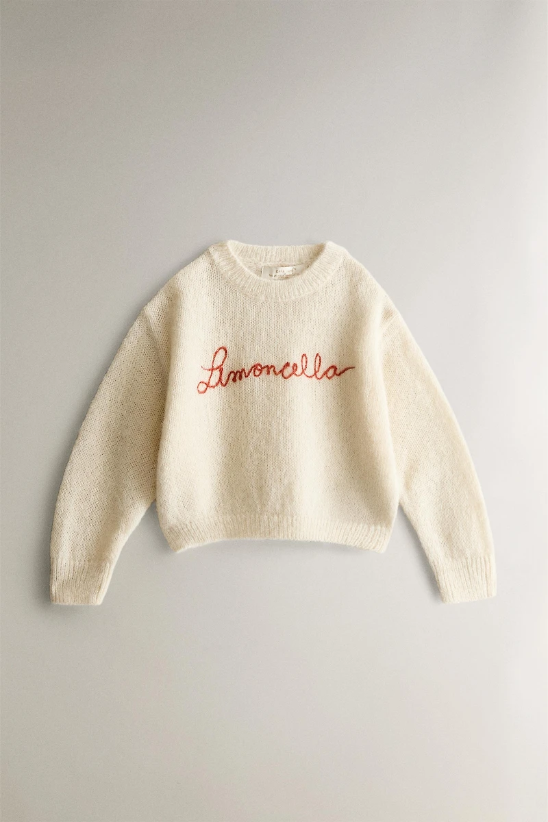 KIDS' ALPACA LIMONCELLA X THE ANIMALS OBSERVATORY SWEATER