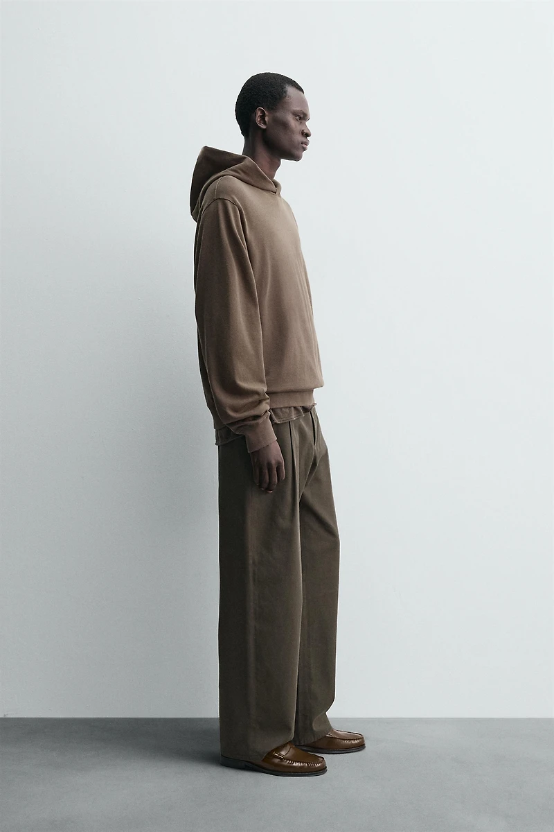 WASHED HOODIE SWEATSHIRT