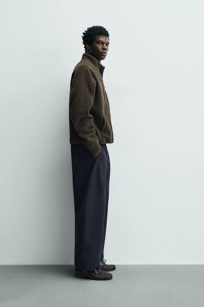 FLEECE ZIPPER SWEATSHIRT