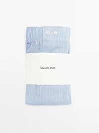 Caleçon imprimé à rayures