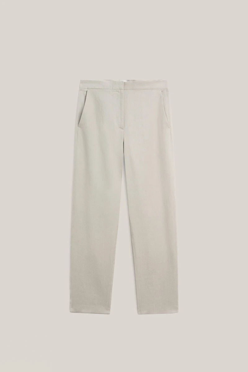 Pantalon de costume taille détaillée en lin - LIMITED EDITION
