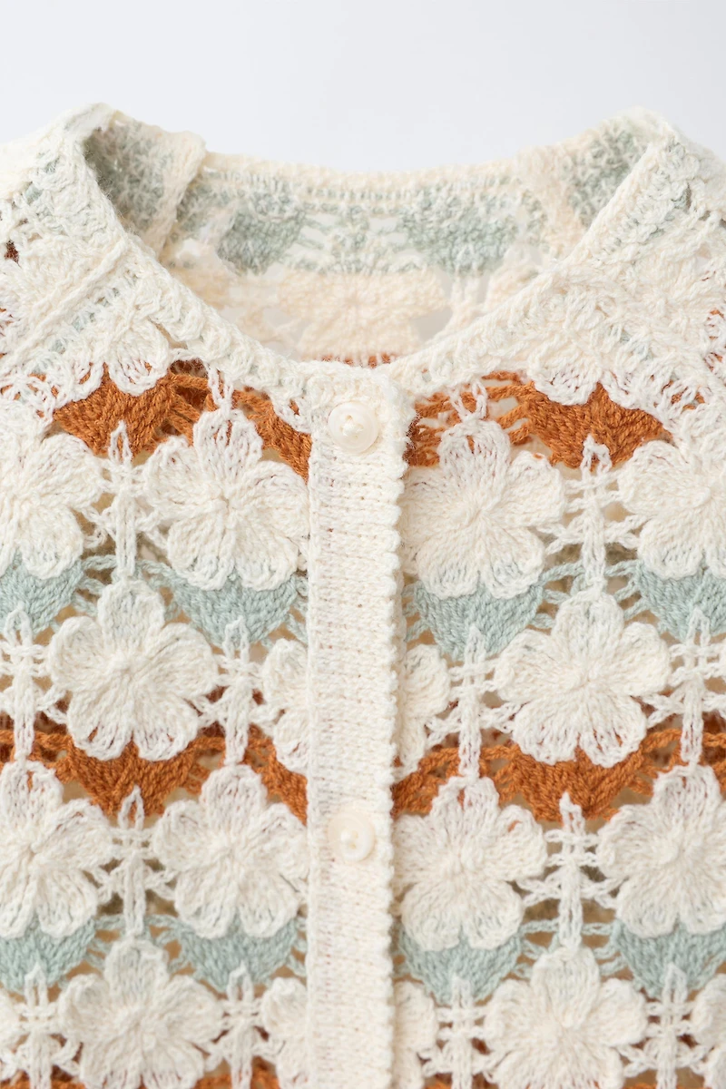 CROCHET KNIT JUMPSUIT