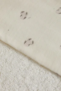 SERVIETTE DE BAIN BÉBÉ LAPINS