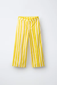 PANTALON DROIT À RAYURES