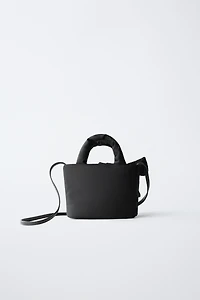 NYLON BOW CROSSBODY BAG