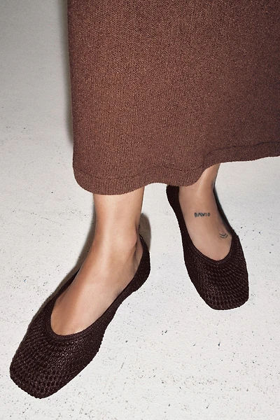 BRAIDED BALLET FLATS