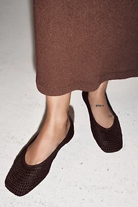 BRAIDED BALLET FLATS