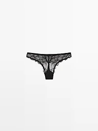 String dentelle et mesh