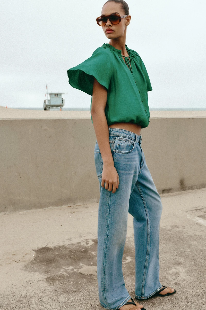 RUFFLED ROMANTIC BLOUSE