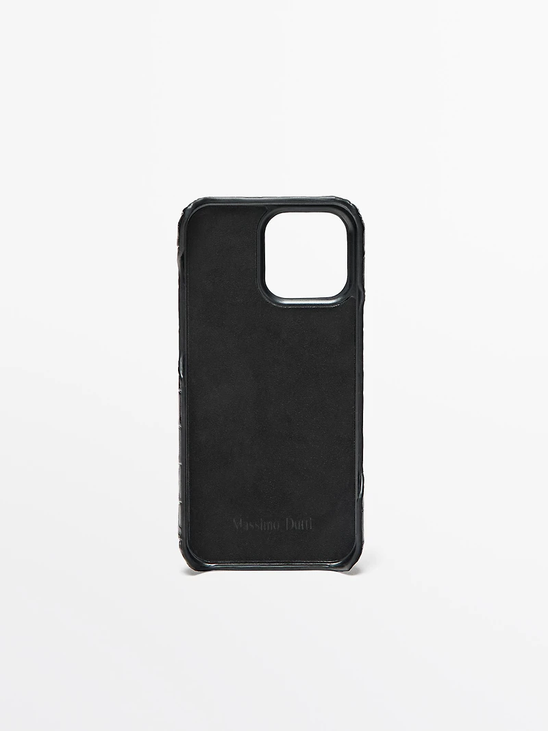 Nappa leather iPhone 16 Pro Max case