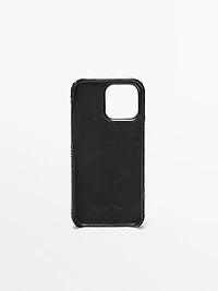 Nappa leather iPhone 16 Pro Max case
