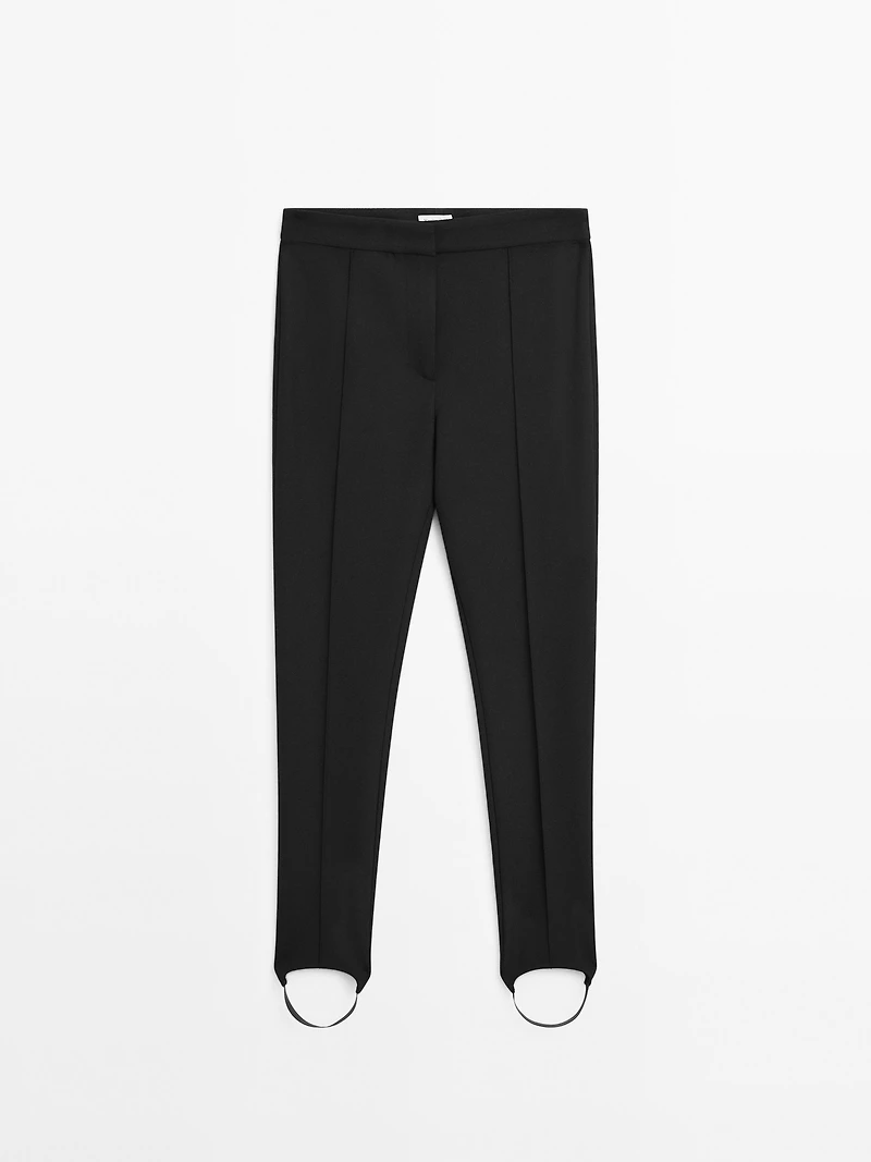 Fitted trousers with elasticated hems - STUDIO