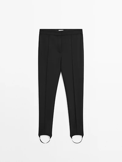 Fitted trousers with elasticated hems - STUDIO