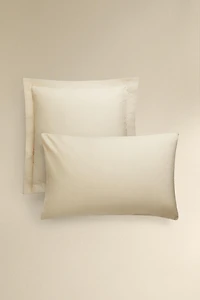 TAIE D’OREILLER PERCALE DE COTON (200 FILS