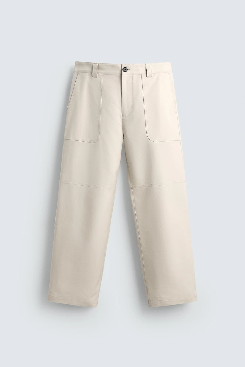REGULAR FIT POCKET PANTS