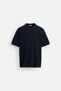 T-SHIRT EN MAILLE PERLÉE