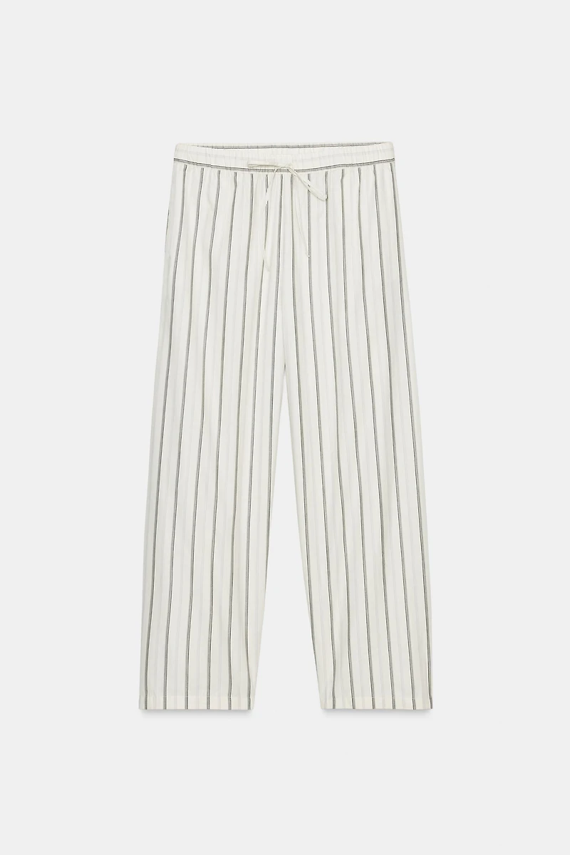STRIPED PAJAMA PANTS