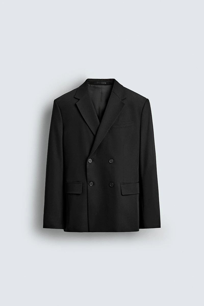 COMFORT DOUBLE BREASTED SUIT JACKET