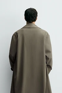 FLOWY OVERSIZED FIT TRENCH COAT