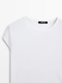 T-shirt manches courtes 100 % coton mercerisé