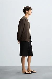 CHEMISE JACQUARD RAYURES