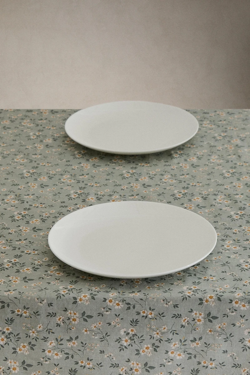 NAPPE FLEURS SAUVAGES AVEC DENTELLE