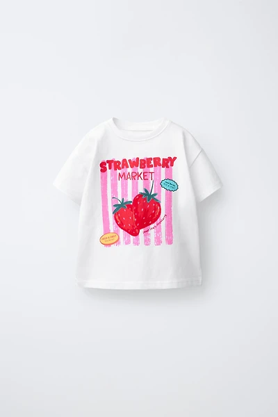 T-SHIRT À IMPRIMÉ FRUITS