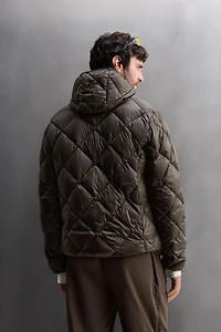 VESTE DOUDOUNE 100% PLUMES CAPUCHE