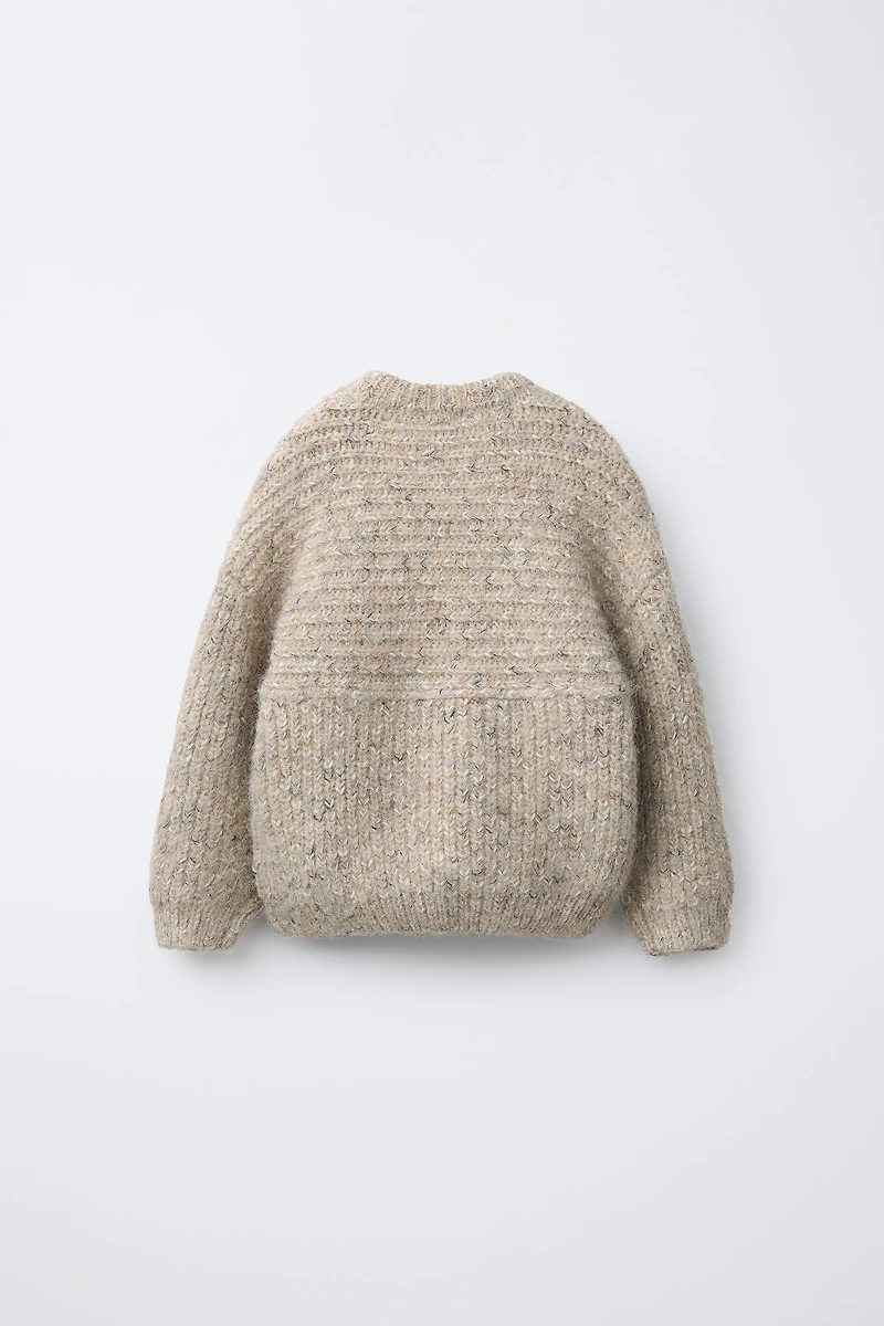 WOOL BLEND KNIT JUMPER