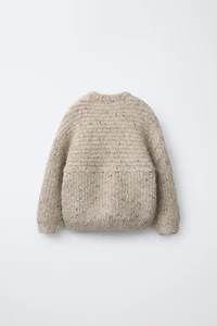 WOOL BLEND KNIT JUMPER