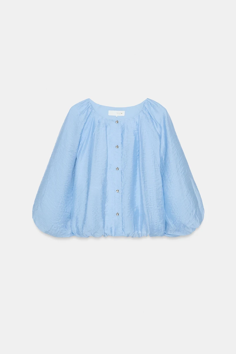 FLOWY BALLOON BLOUSE