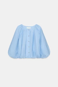 FLOWY BALLOON BLOUSE