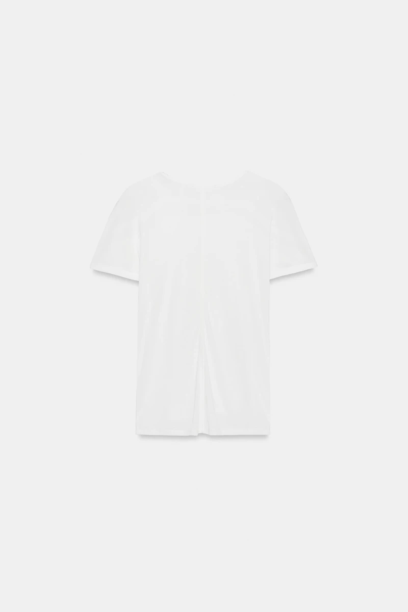 T-SHIRT FLUIDE À MANCHES COURTES