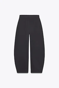 PLUSH BELTED PANTS